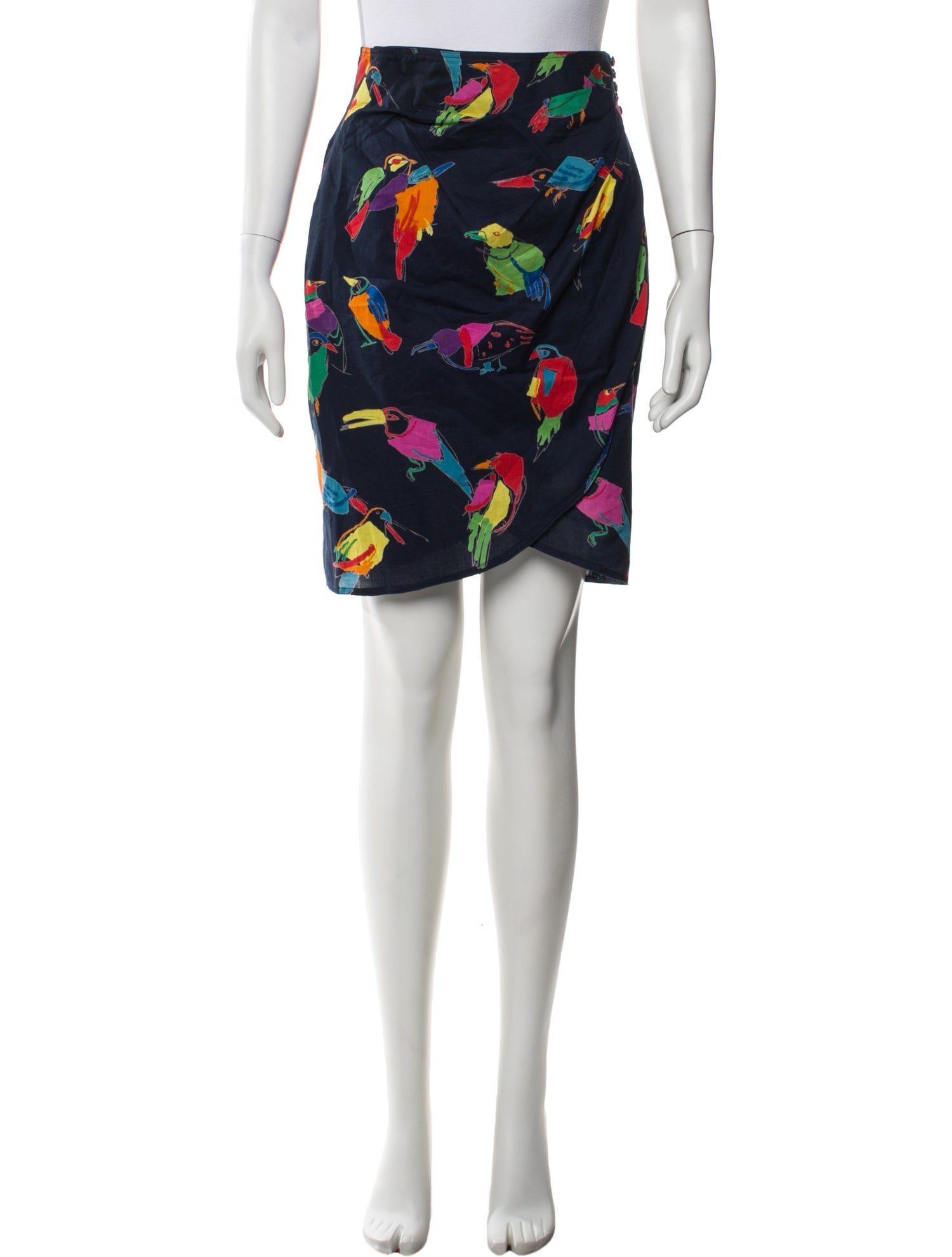 Ungaro Ter Vintage Knee-Length Skirt