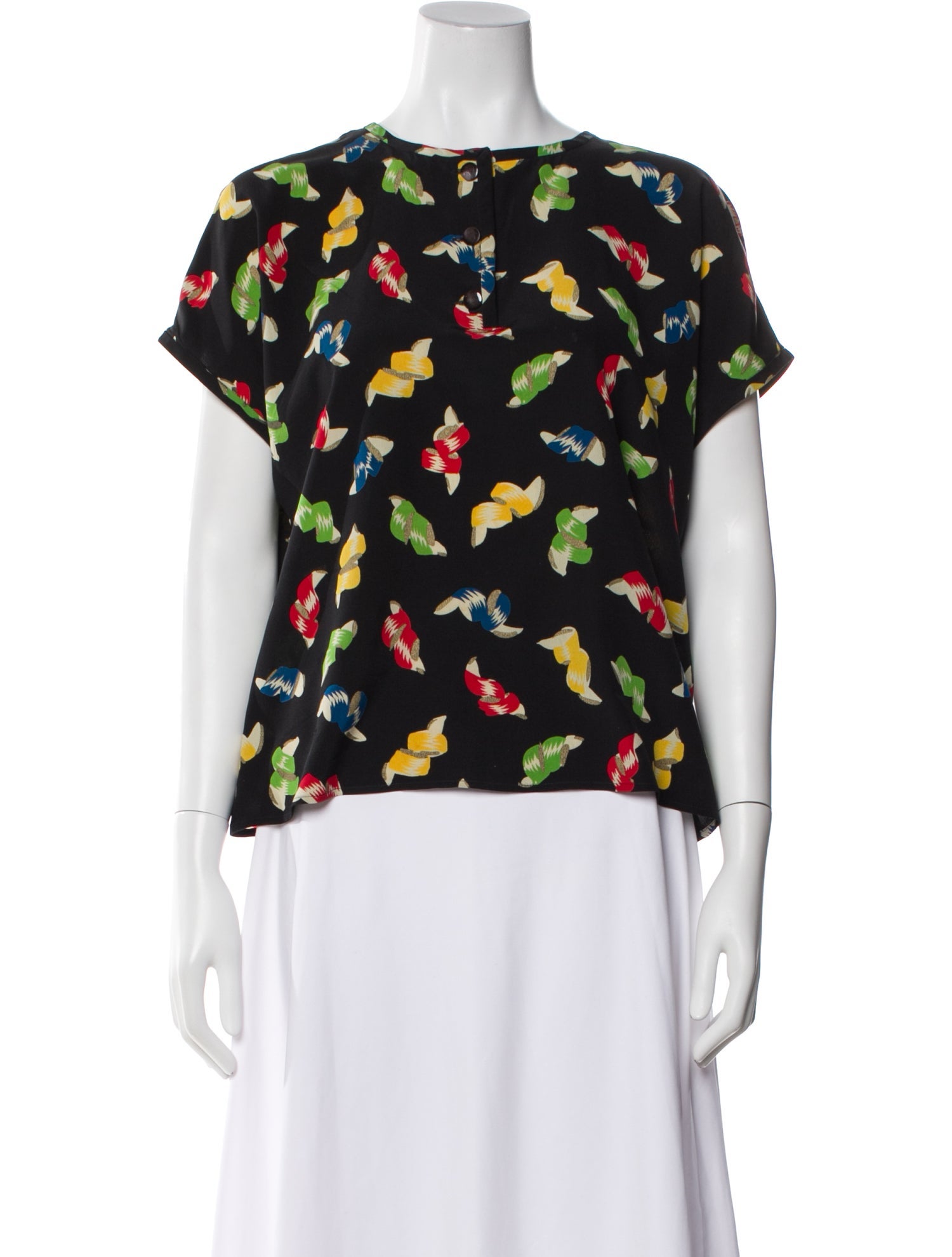 Ungaro Ter Printed Crew Neck Top