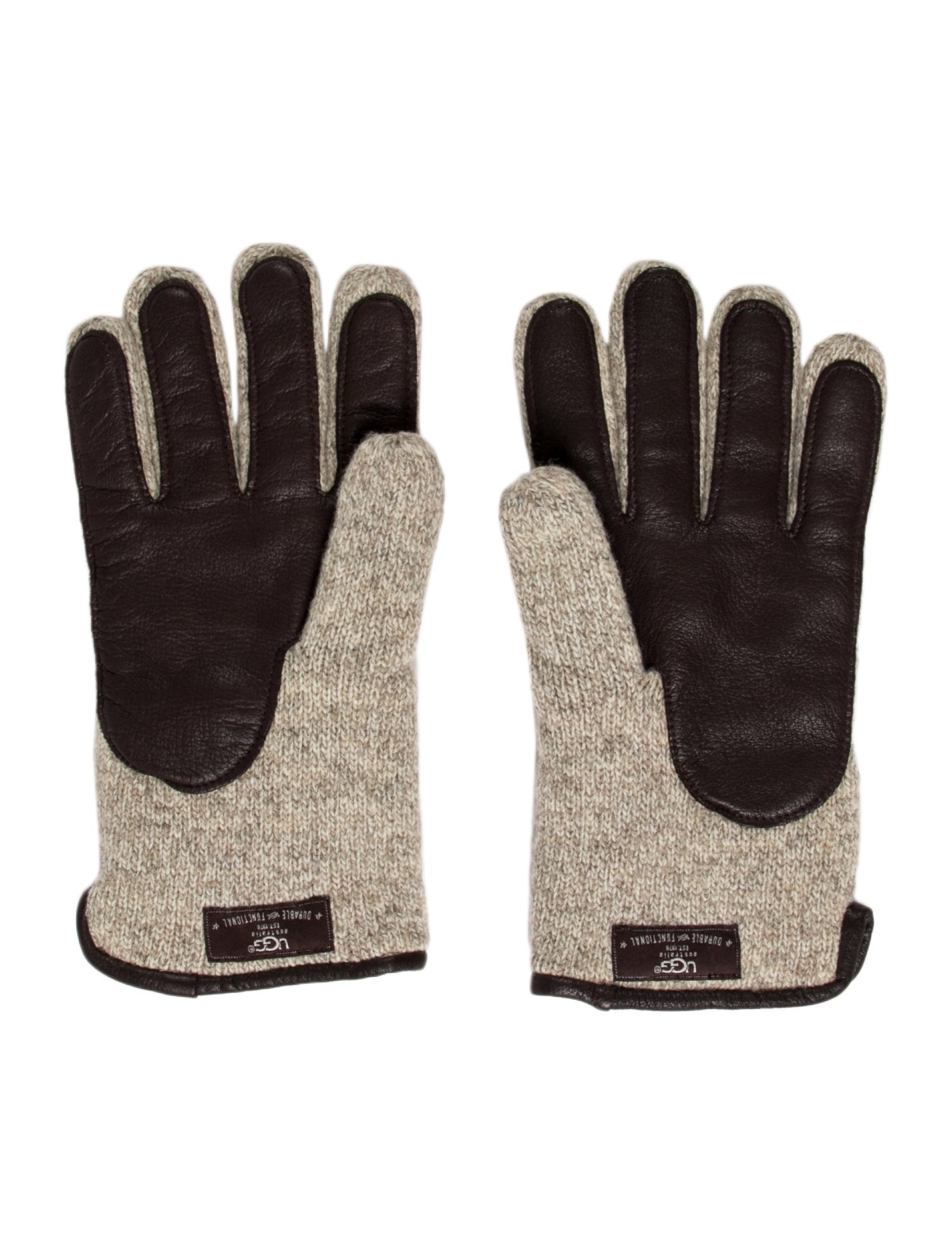 UGG Wool Winter Gloves Neutrals Gloves & Mittens, Accessories