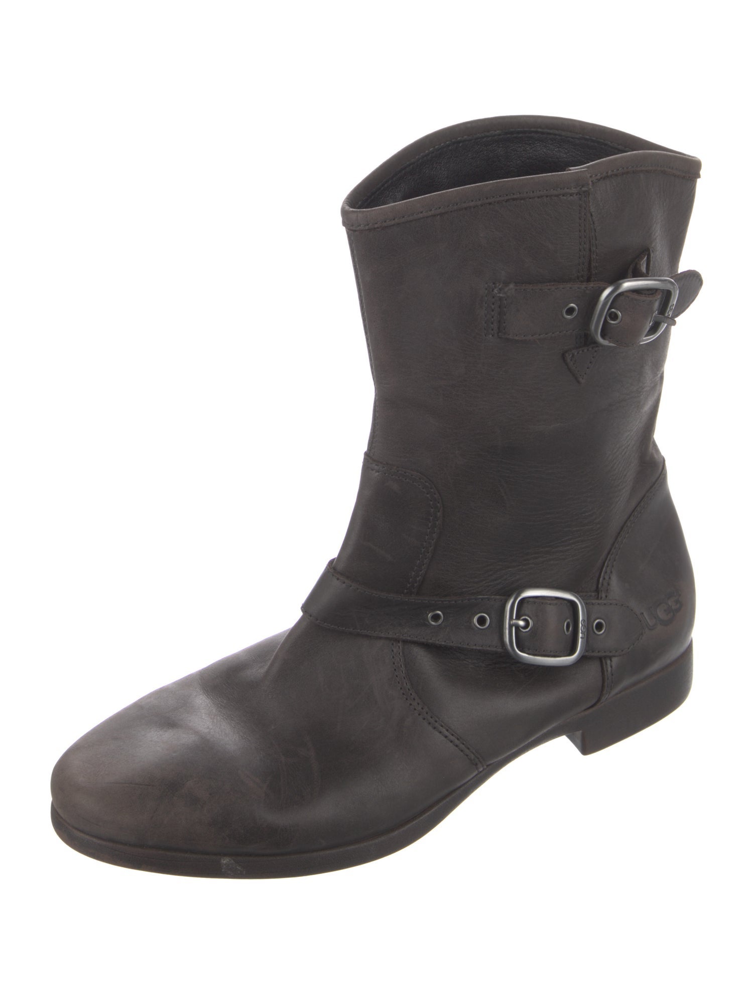 UGG Leather Moto Boots