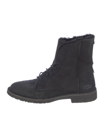 UGG Suede Combat Boots