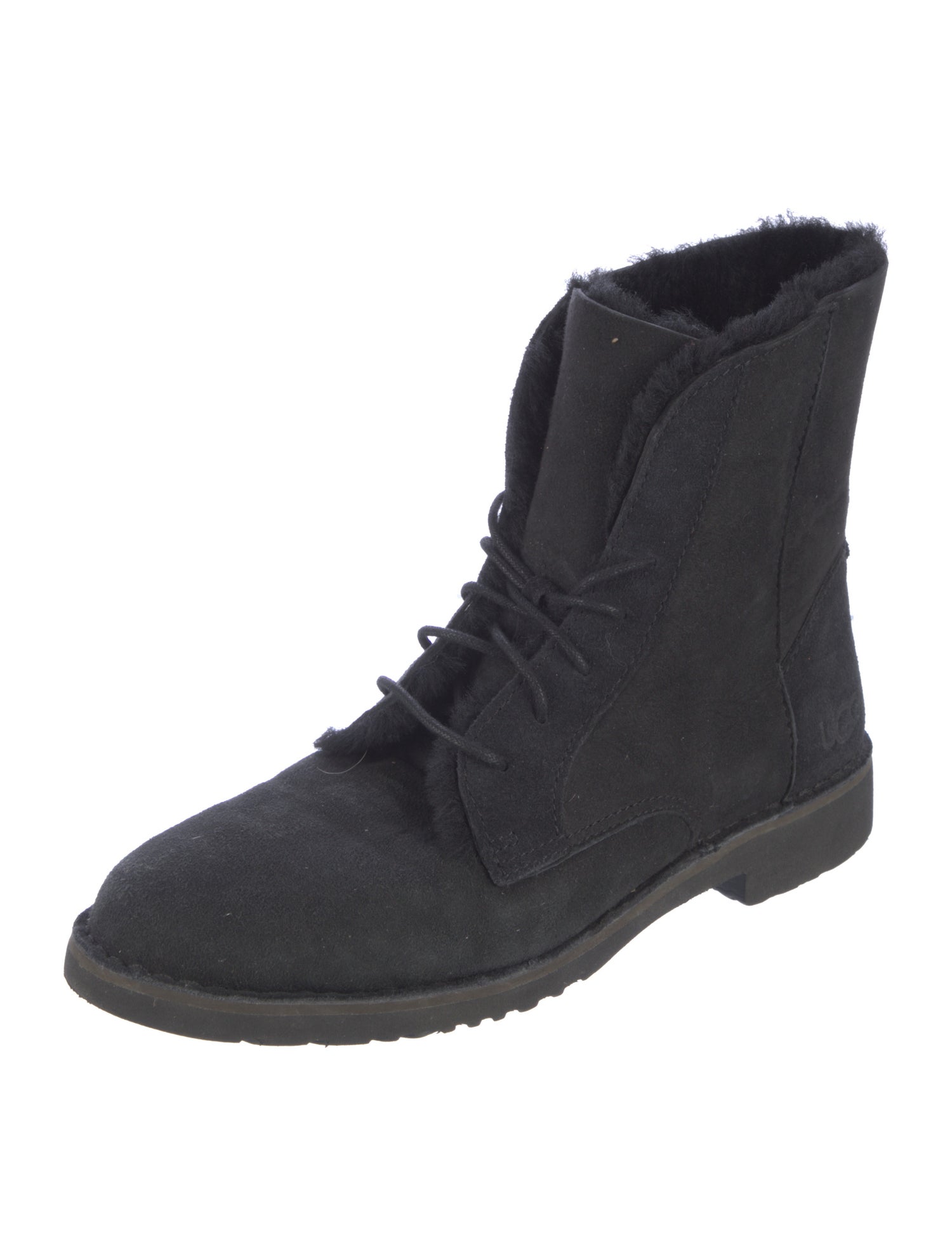 UGG Suede Combat Boots