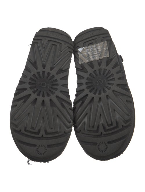 UGG Suede Fur Trim Boots