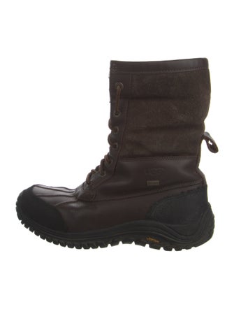 UGG Leather Lace-Up Boots