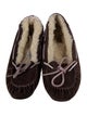 UGG Suede Bow Accents Moccasins