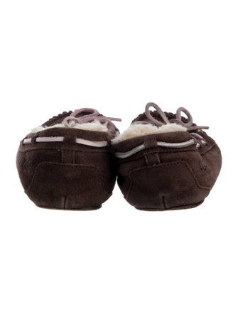 UGG Suede Bow Accents Moccasins