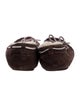 UGG Suede Bow Accents Moccasins