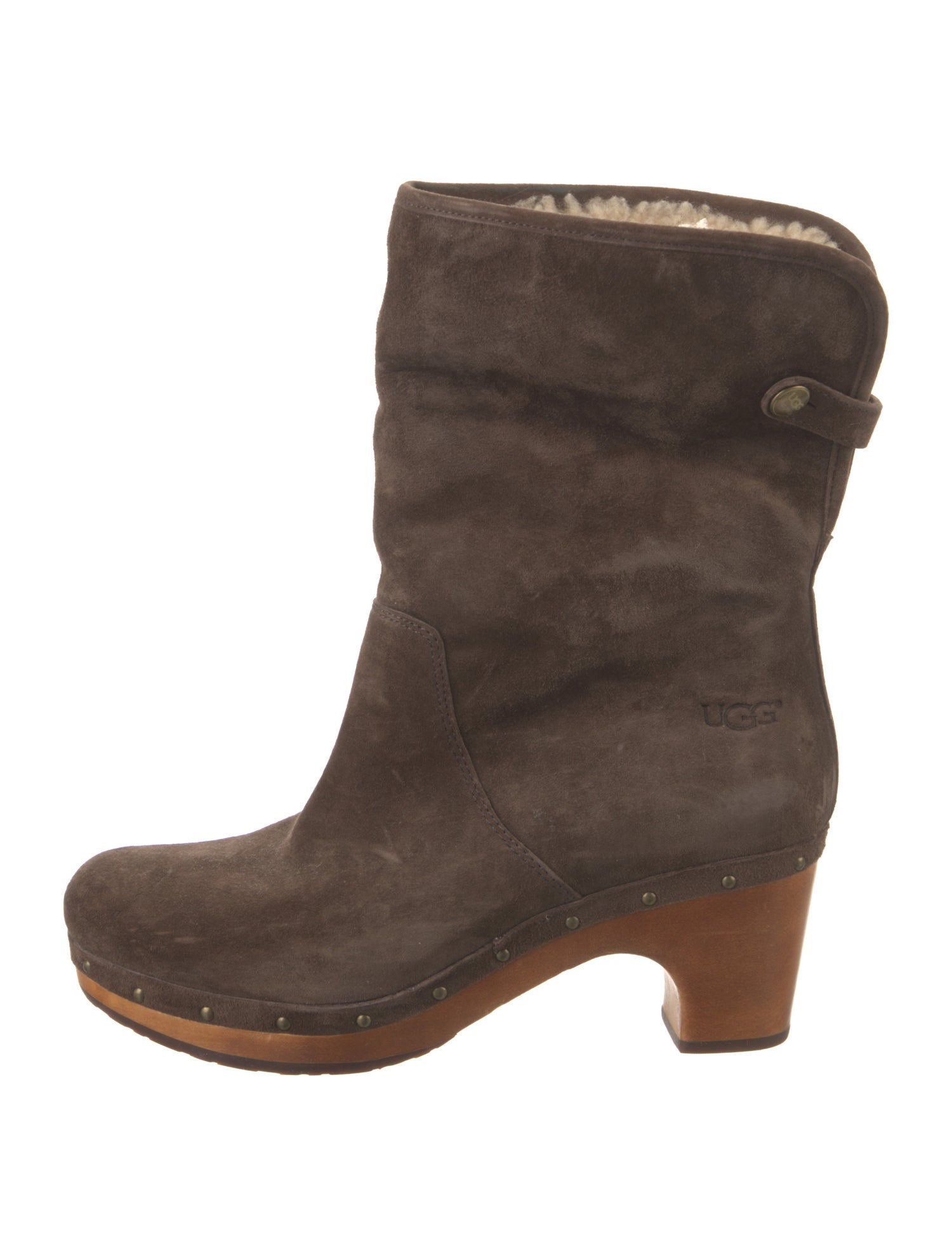 UGG Suede Studded Accents Boots
