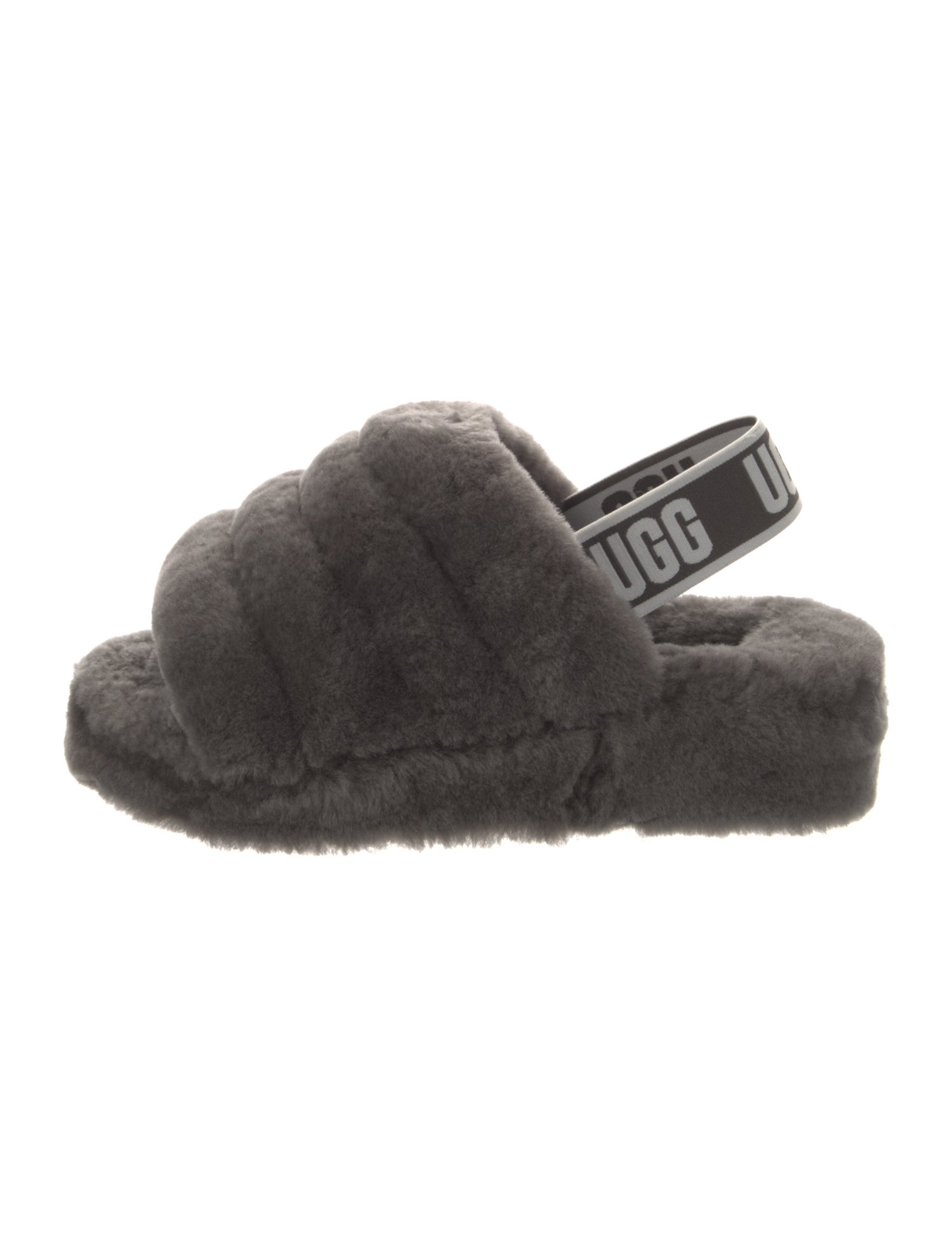 UGG Fur Slingback Sandals