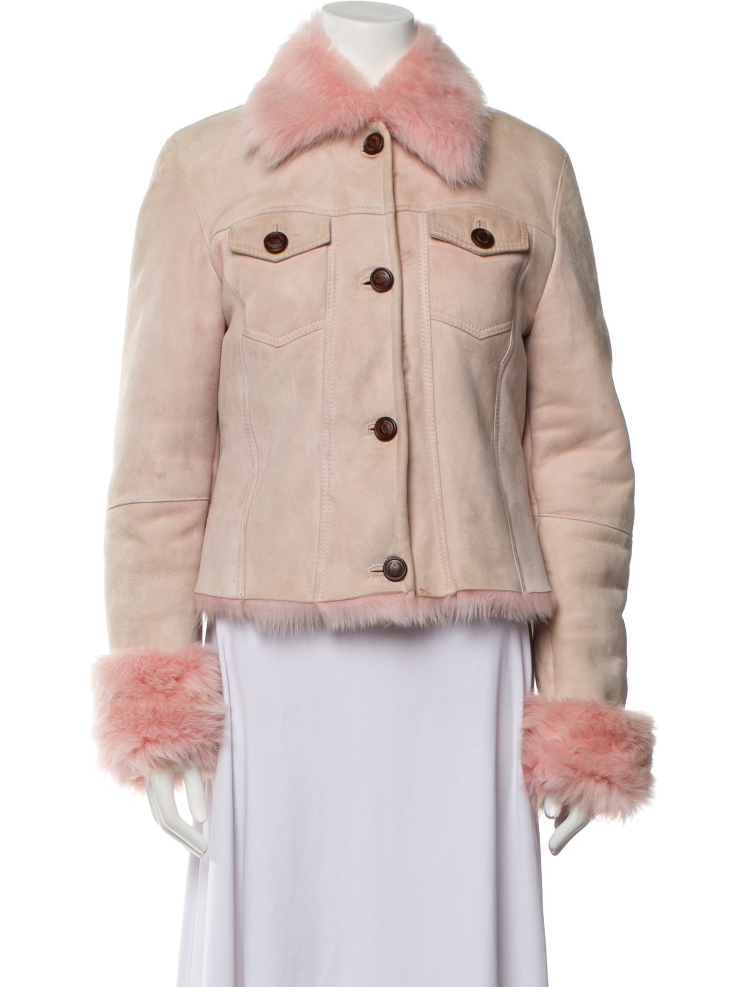 UGG Leather Faux Fur Jacket