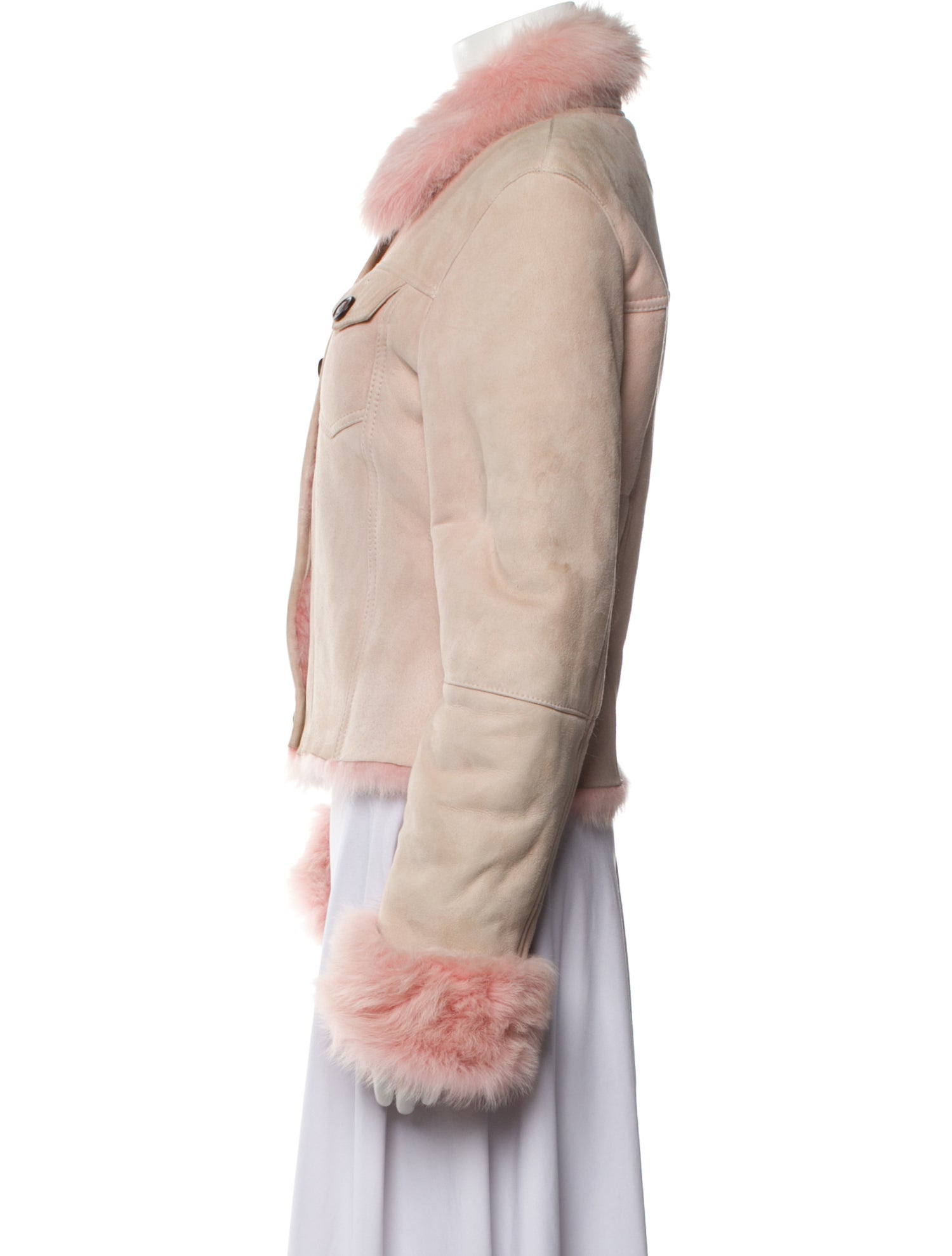 UGG Leather Faux Fur Jacket