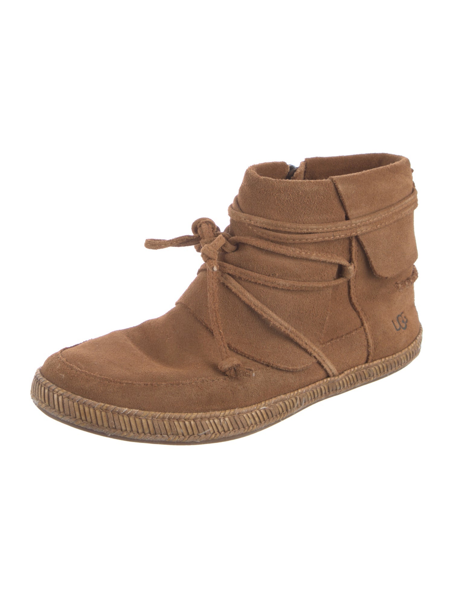 UGG Suede Lace-Up Boots