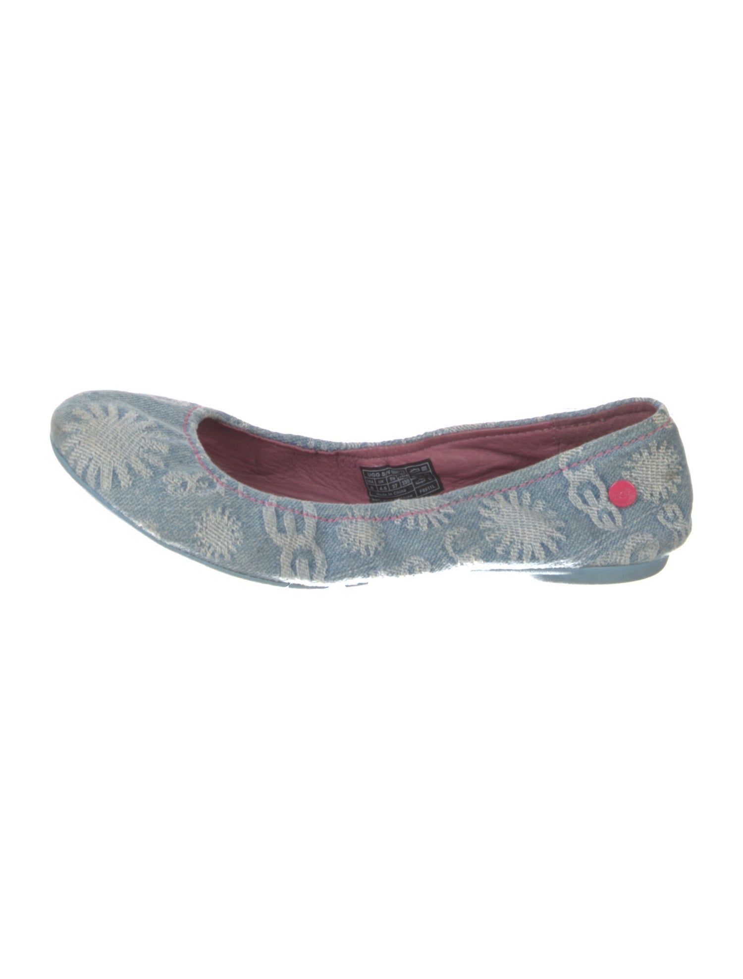 UGG Denim Printed Flats