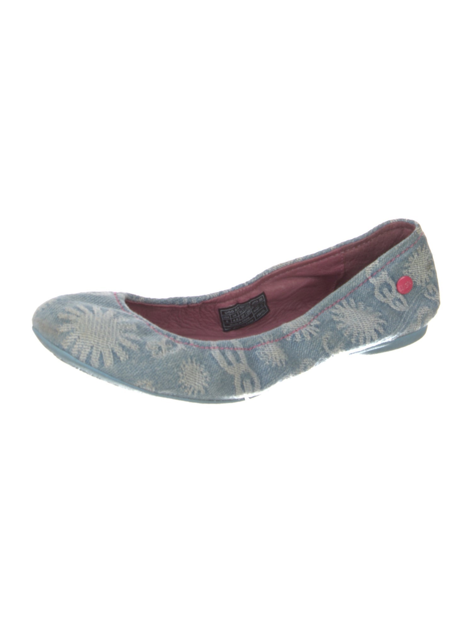 UGG Denim Printed Flats