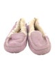 UGG Suede Crystal Embellishments Moccasins
