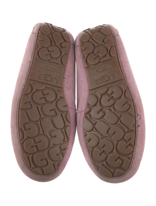 UGG Suede Crystal Embellishments Moccasins