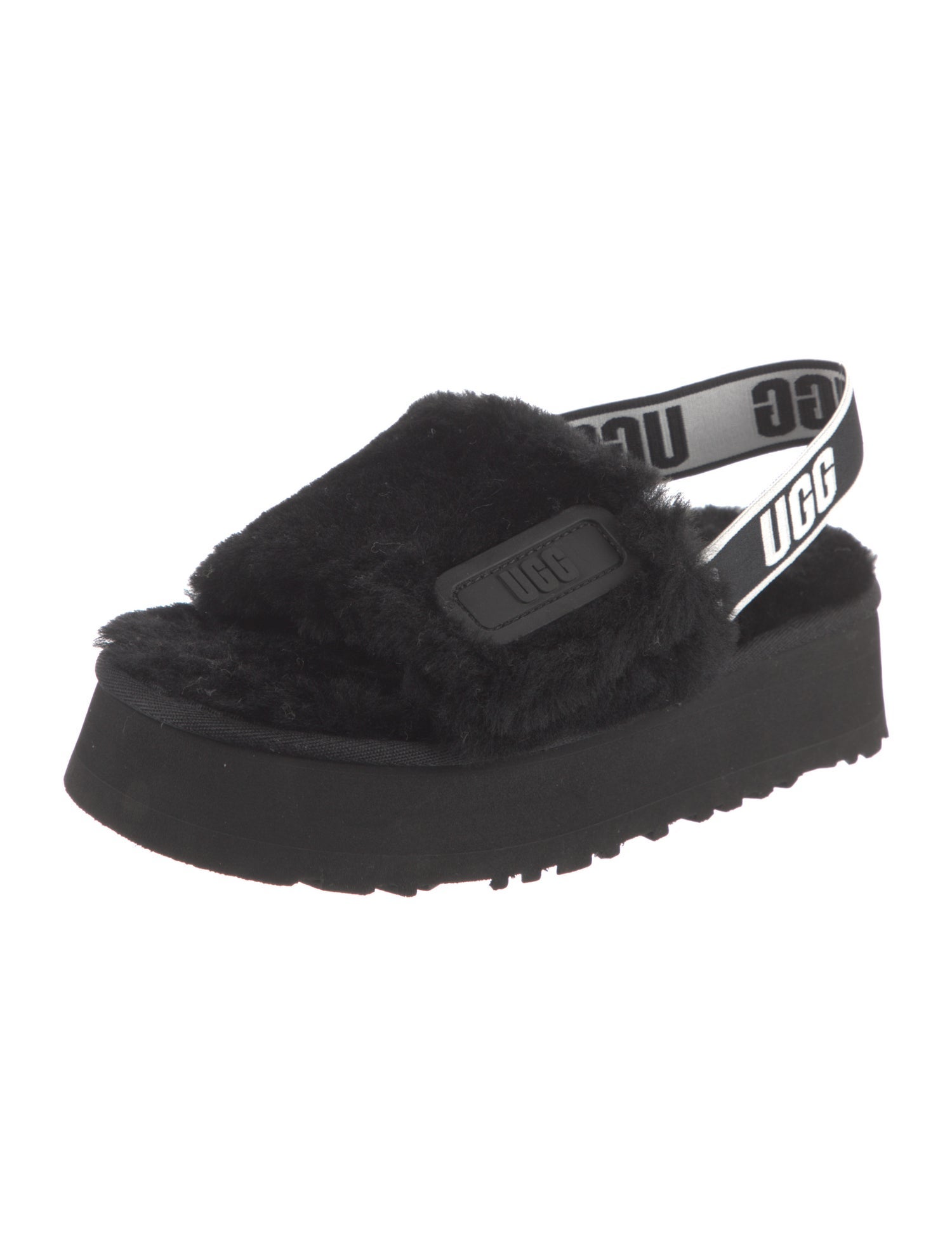 UGG Shearling Slingback Sandals