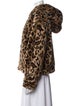 UGG Faux Fur Animal Print Faux Fur Jacket