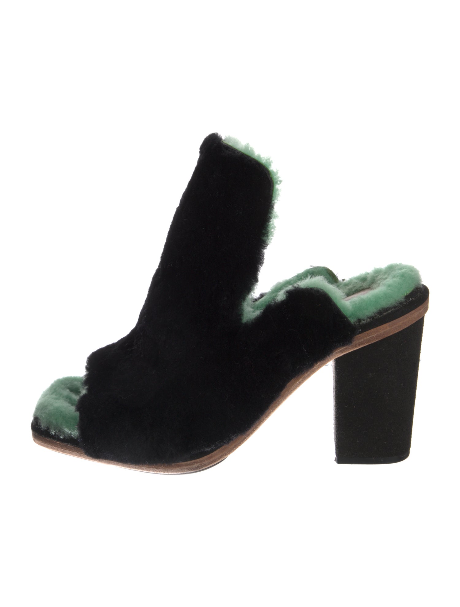 Ugg x Eckhaus Latta Shearling Mules