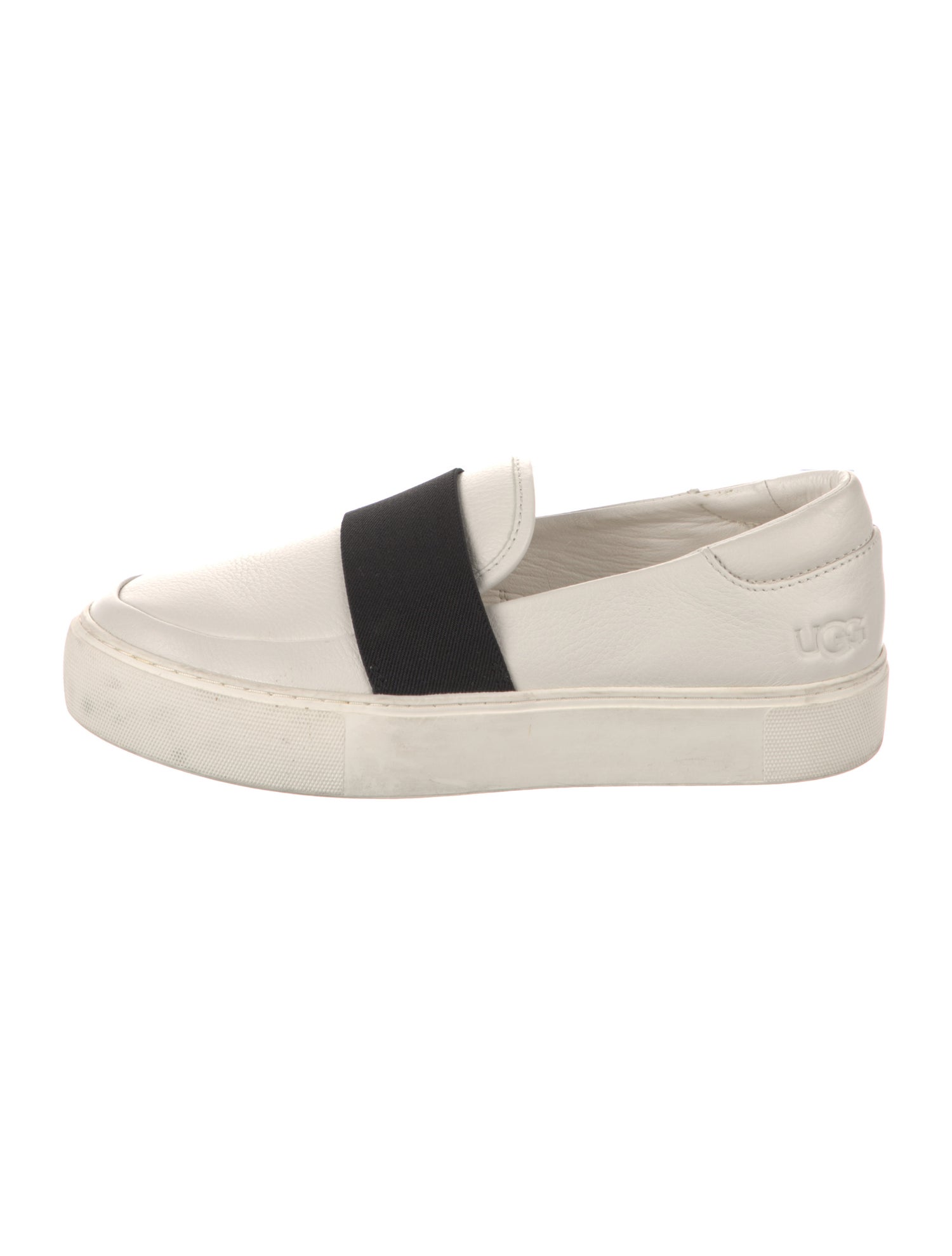 UGG Leather Grosgrain Trim Sneakers