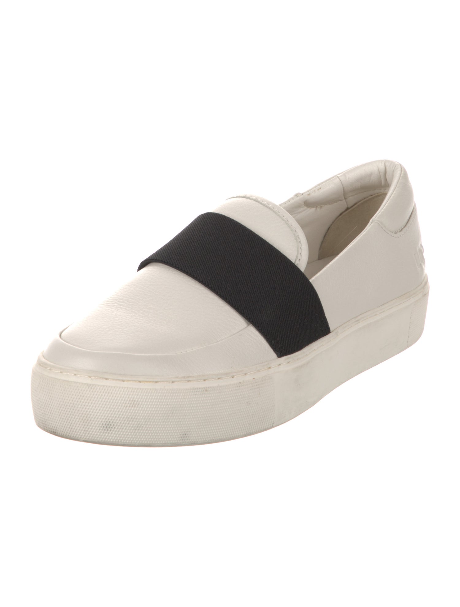 UGG Leather Grosgrain Trim Sneakers