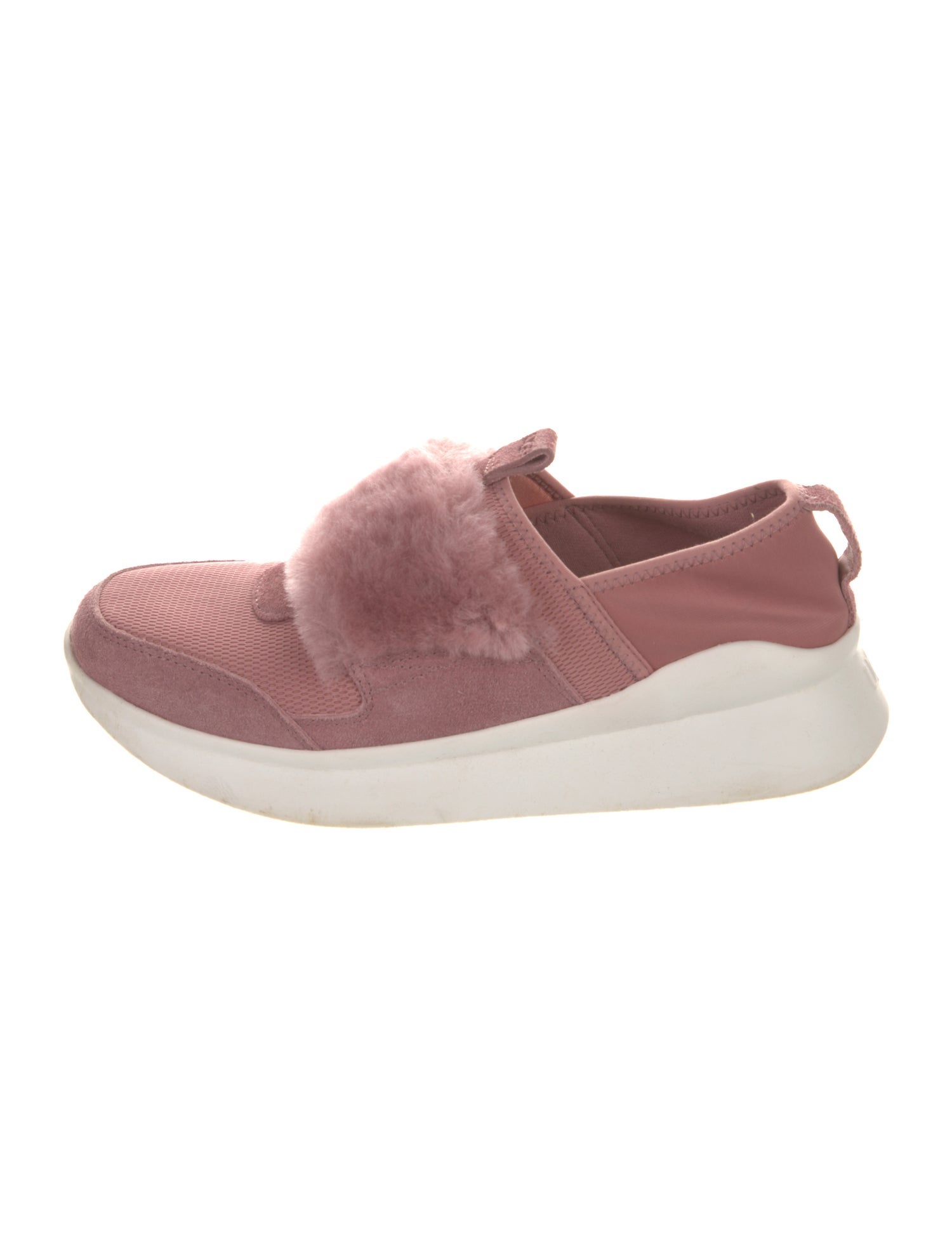 UGG Faux Fur Trim Sneakers