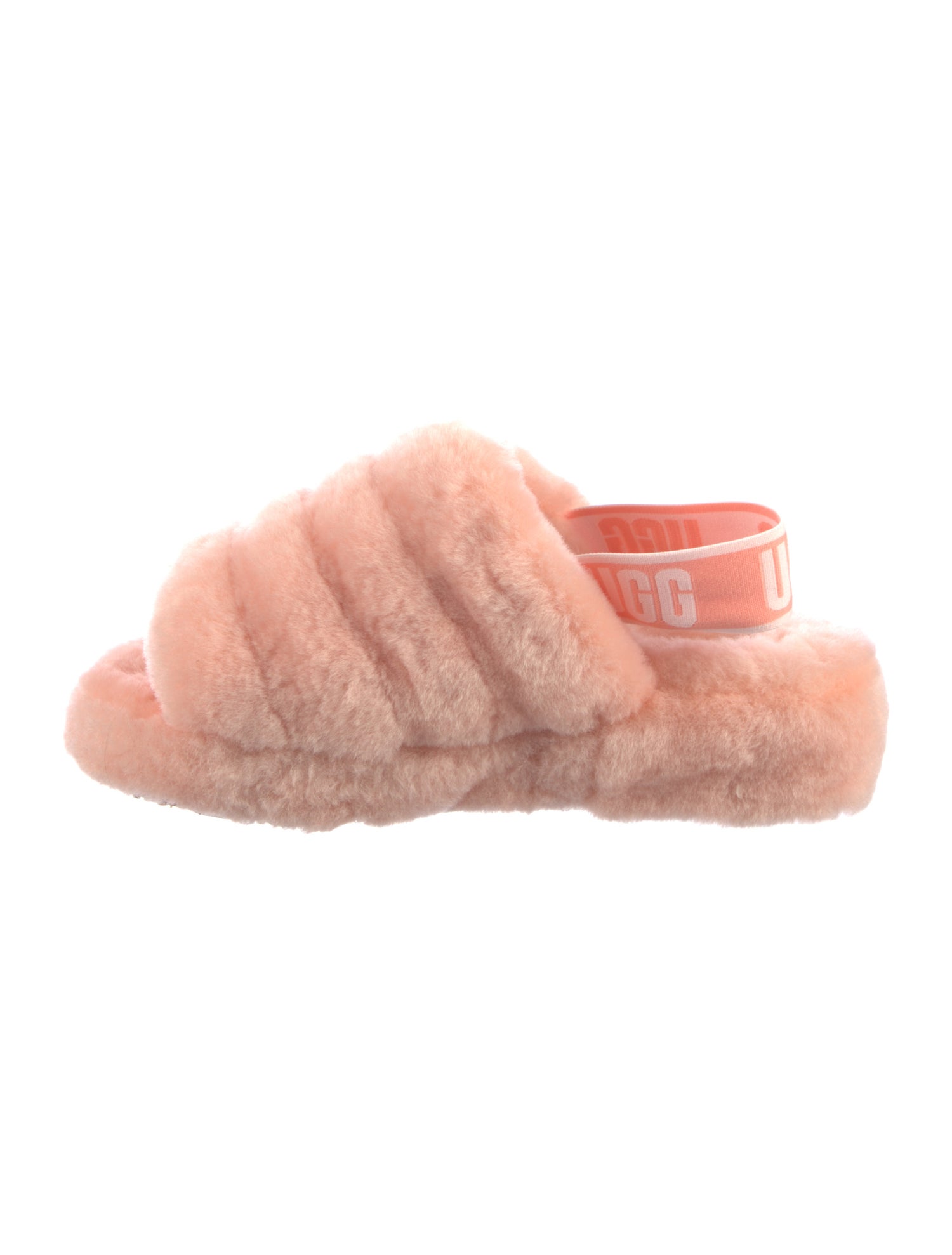 UGG Faux Fur Slingback Sandals
