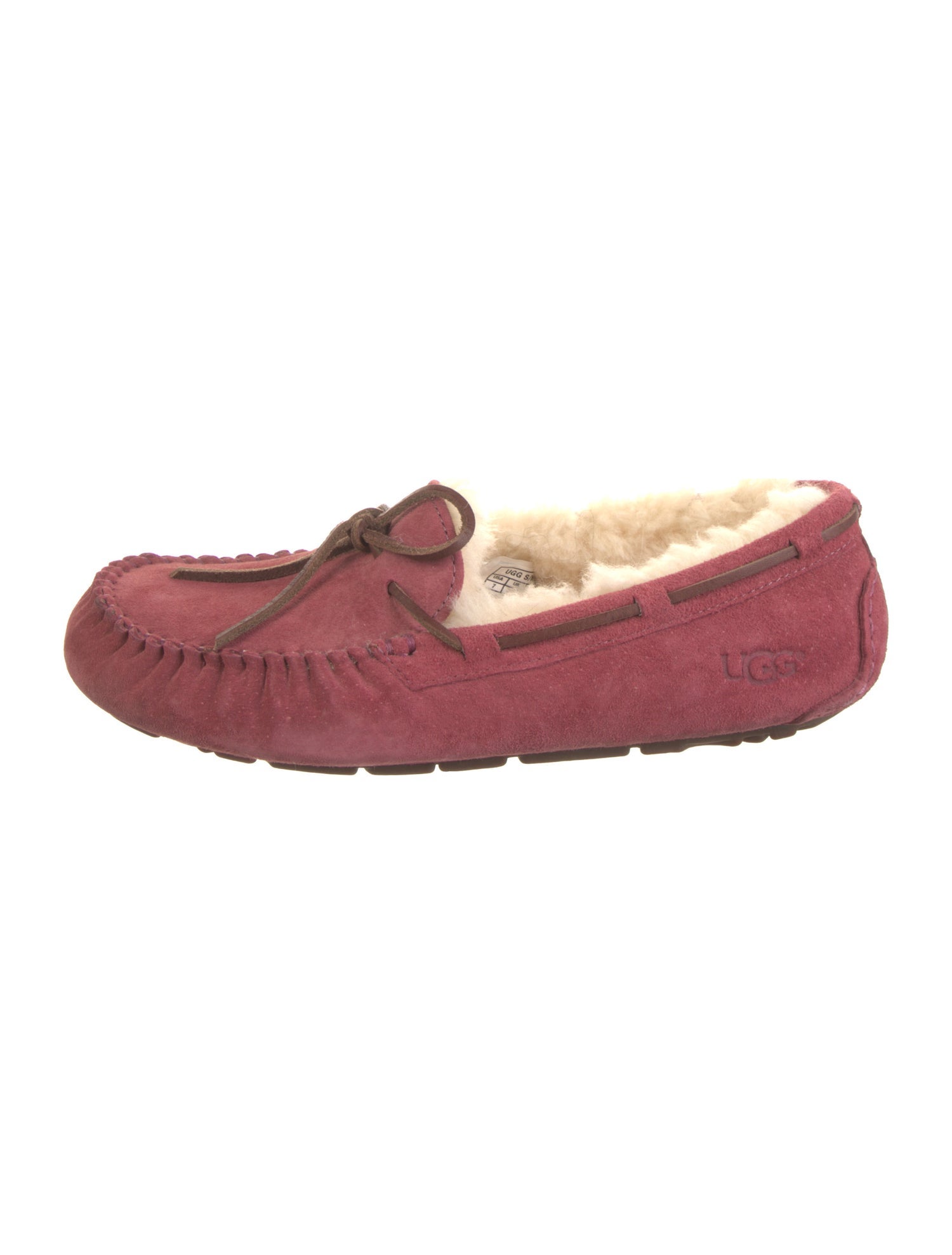 UGG Suede Bow Accents Moccasins