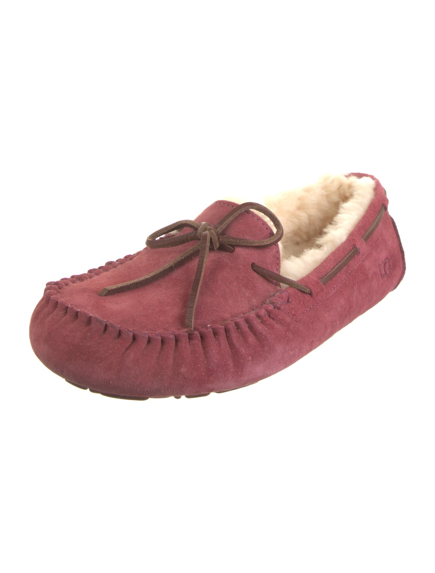 UGG Suede Bow Accents Moccasins