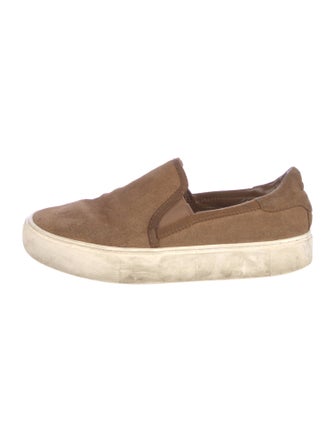 UGG Suede Colorblock Pattern Espadrilles