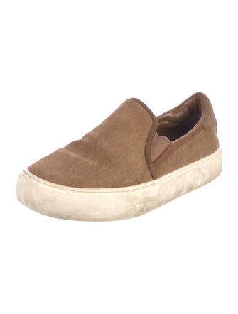 UGG Suede Colorblock Pattern Espadrilles