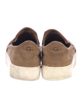 UGG Suede Colorblock Pattern Espadrilles