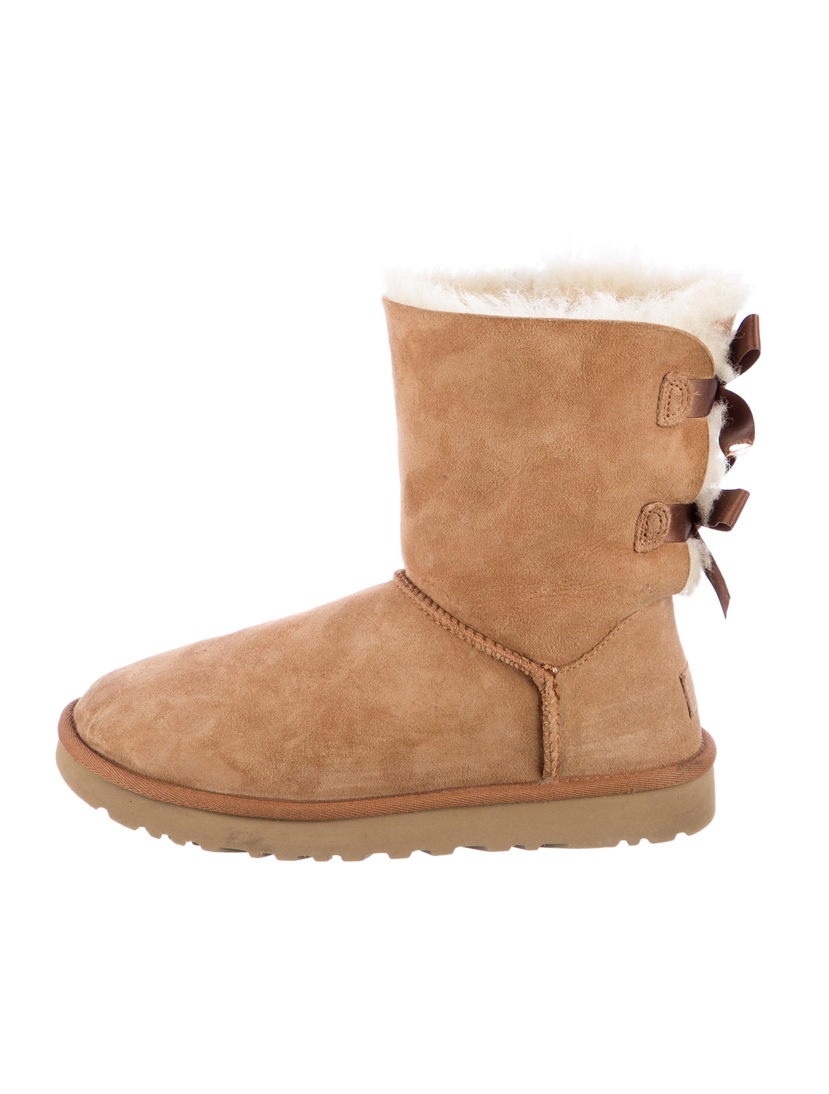 UGG Suede Bow Accents Boots
