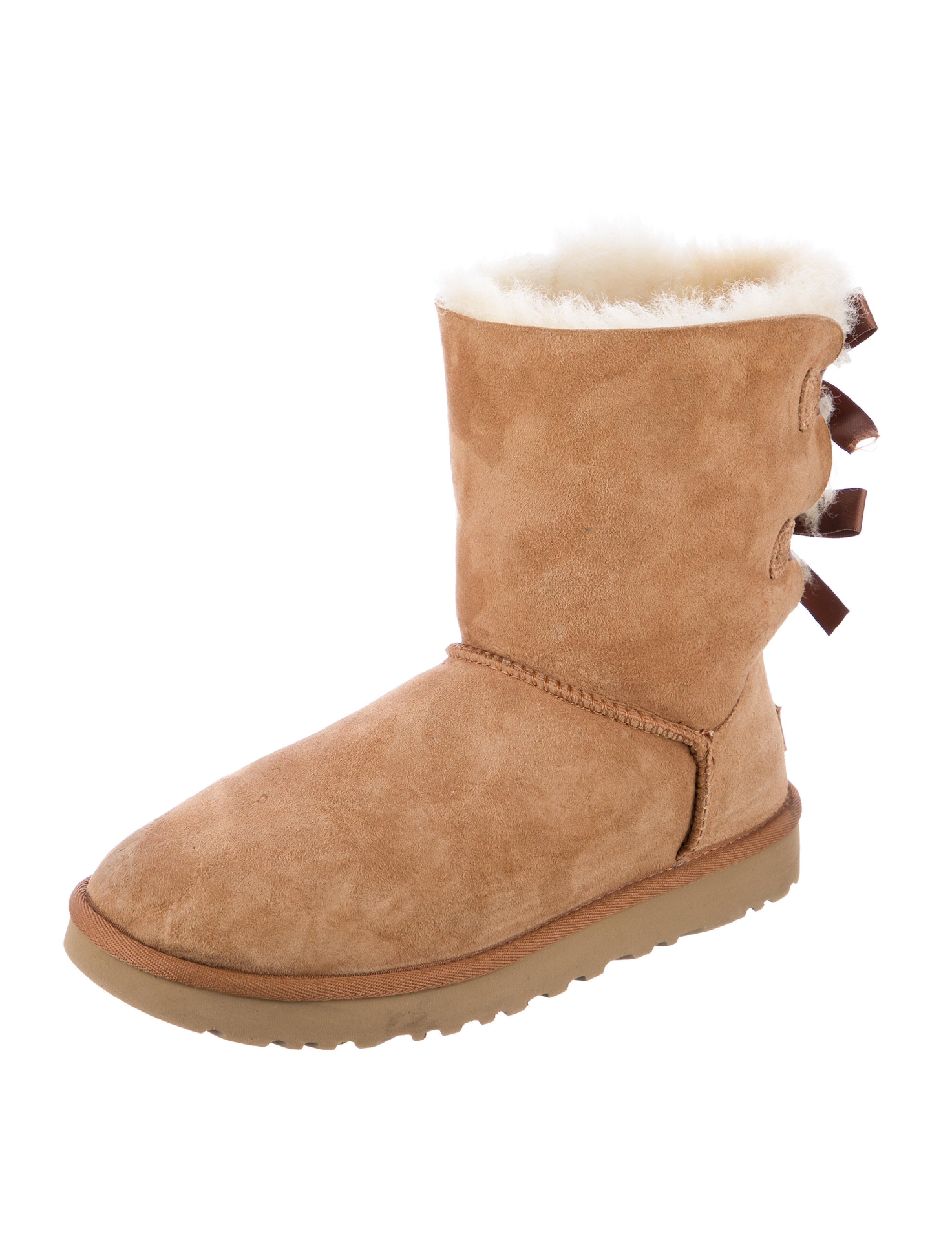 UGG Suede Bow Accents Boots