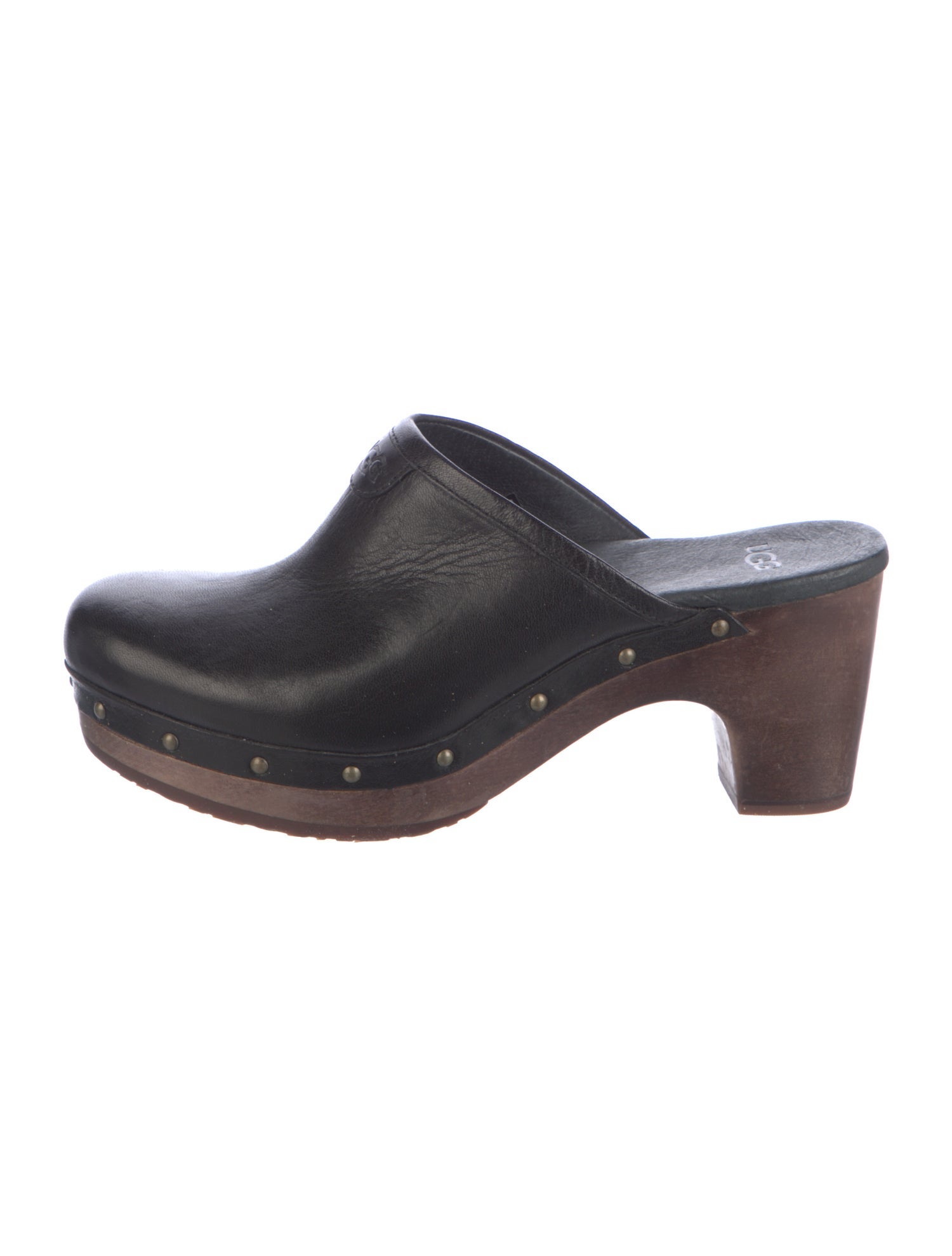 UGG Leather Studded Accents Slides