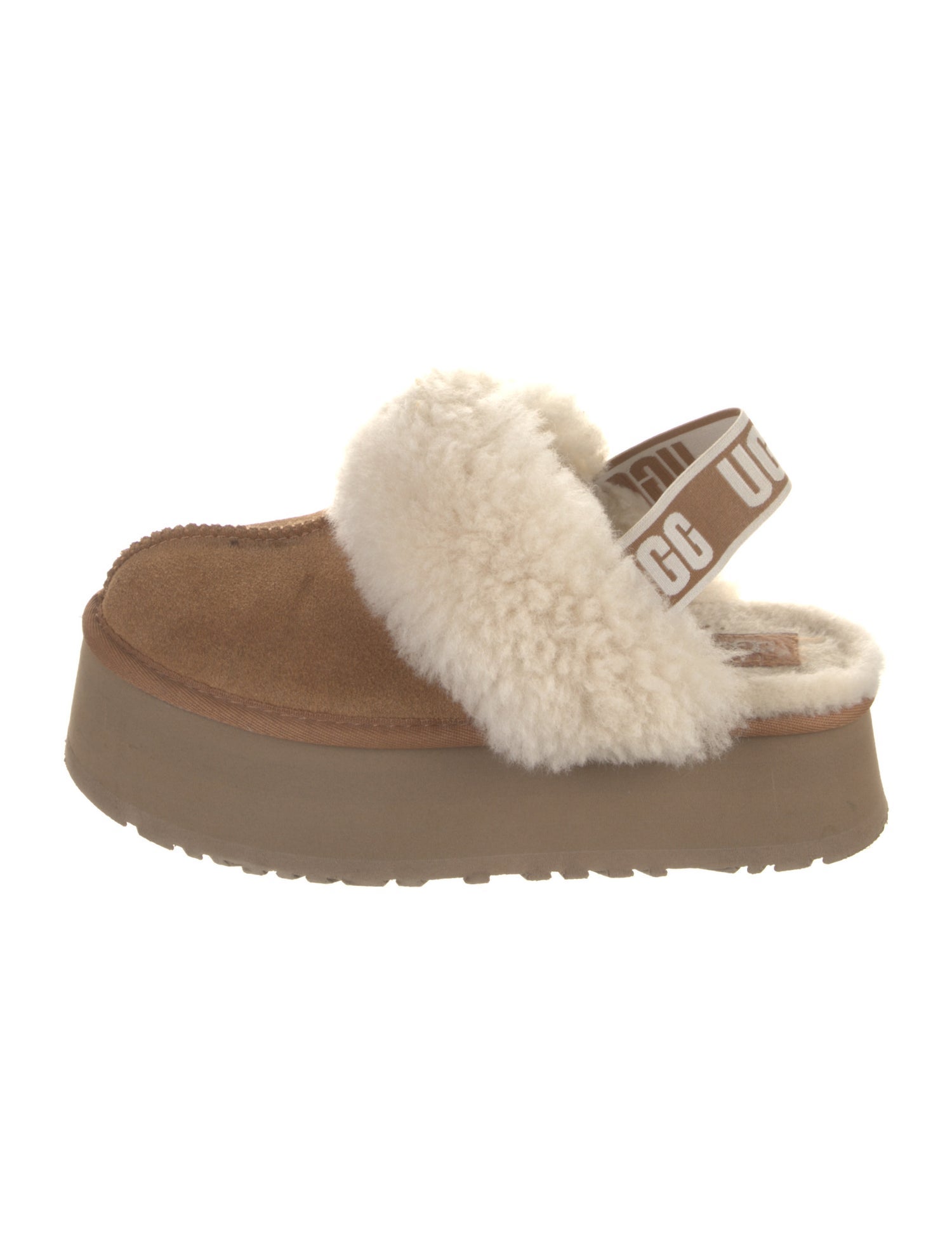 UGG Suede Printed Slingback Flats