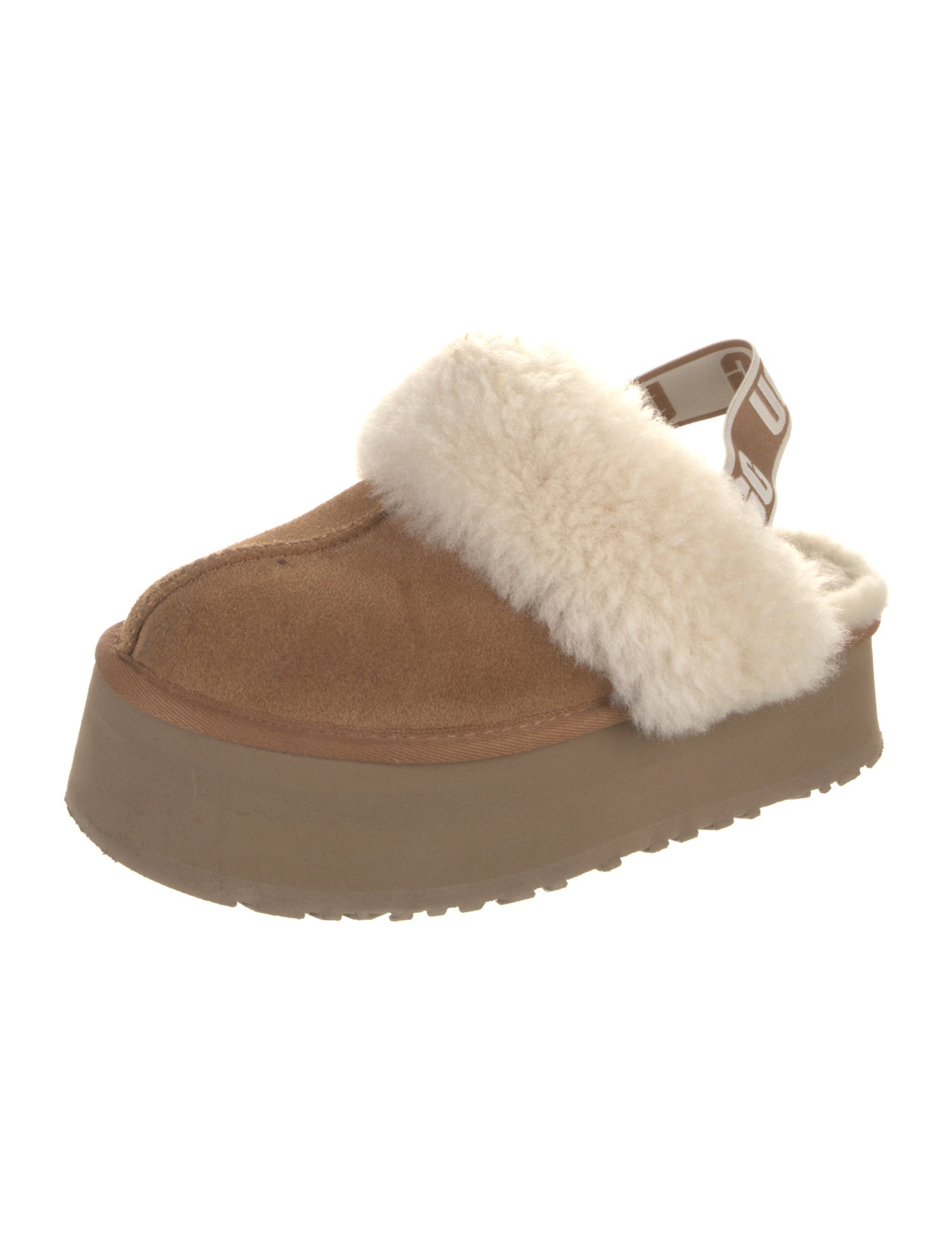 UGG Suede Printed Slingback Flats