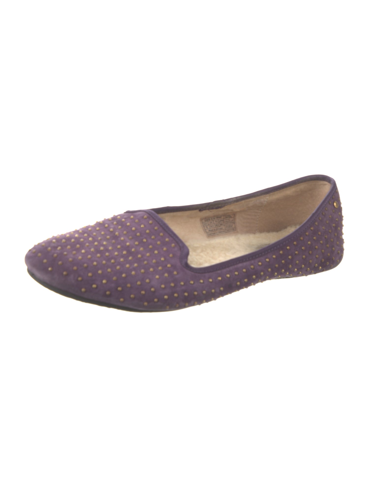 UGG Suede Studded Accents Ballet Flats