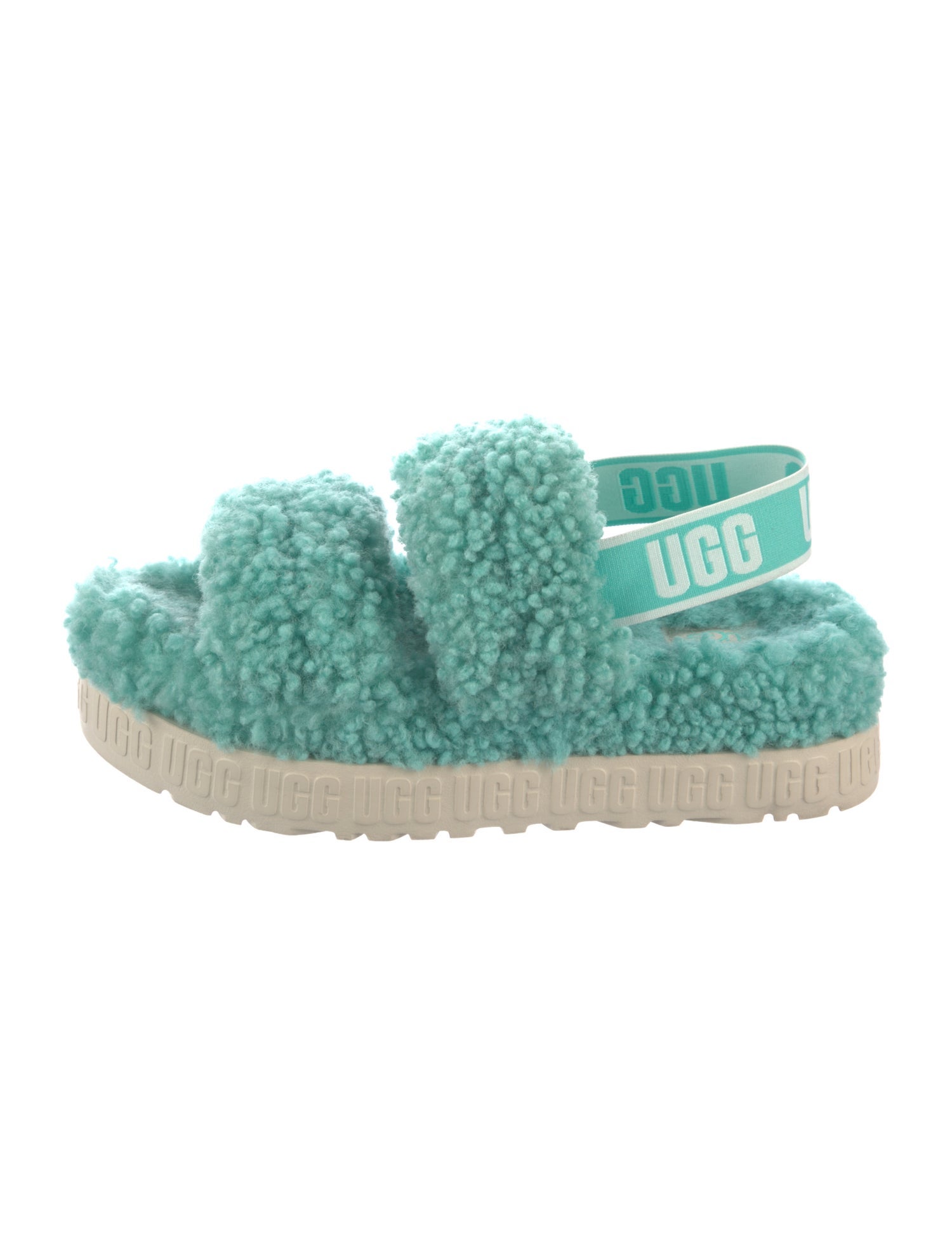 UGG Shearling Slingback Sandals