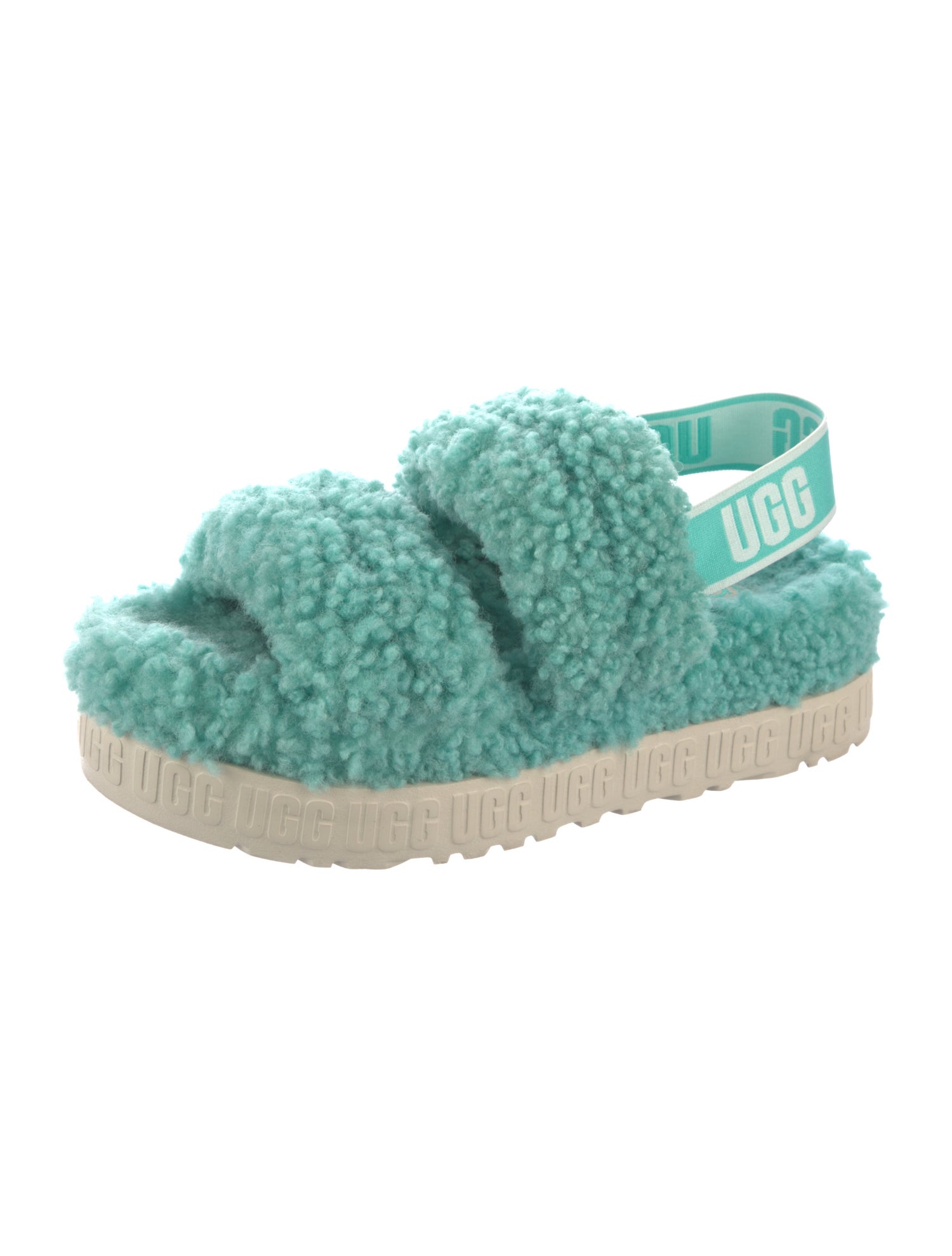 UGG Shearling Slingback Sandals