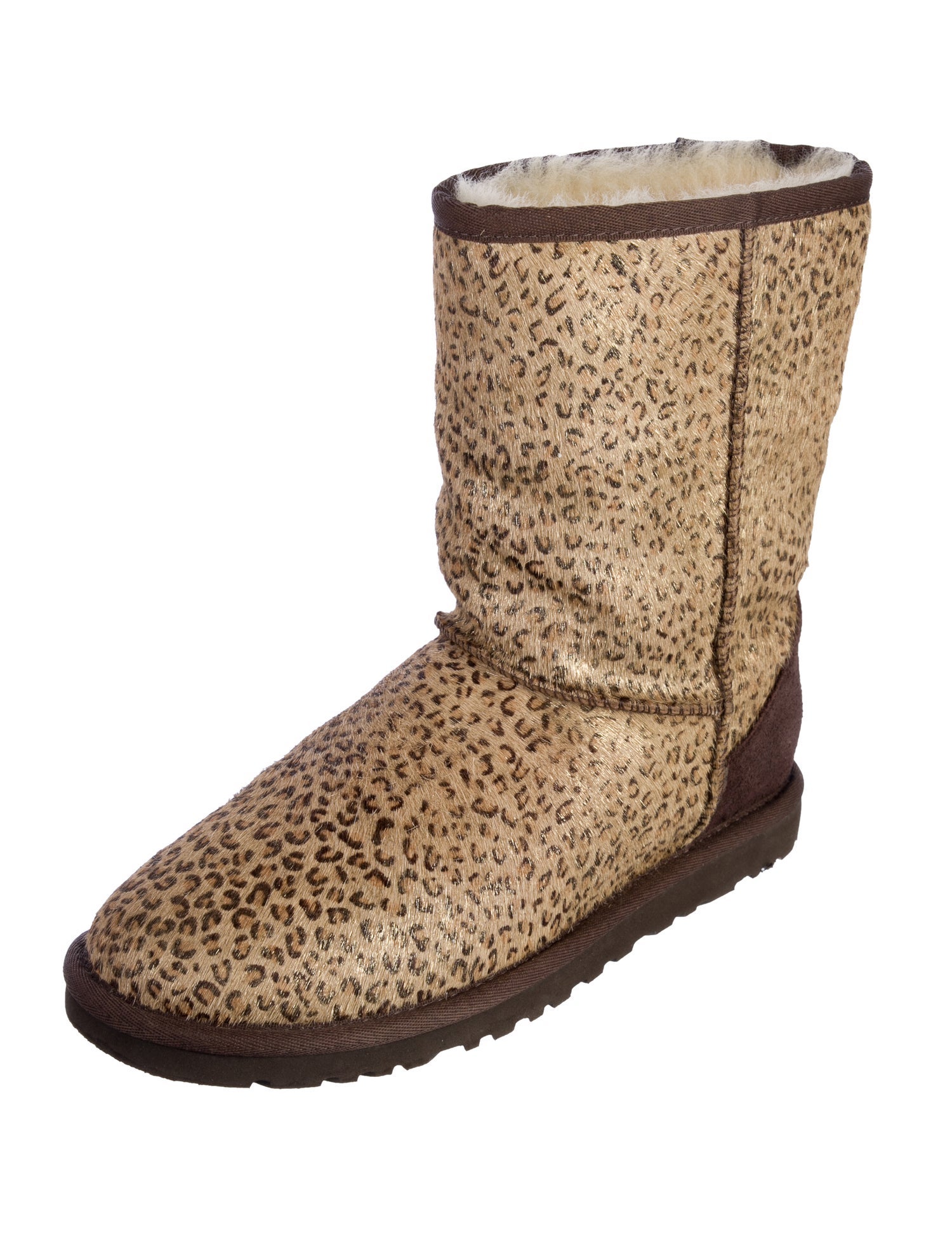 UGG Ponyhair Animal Print Boots