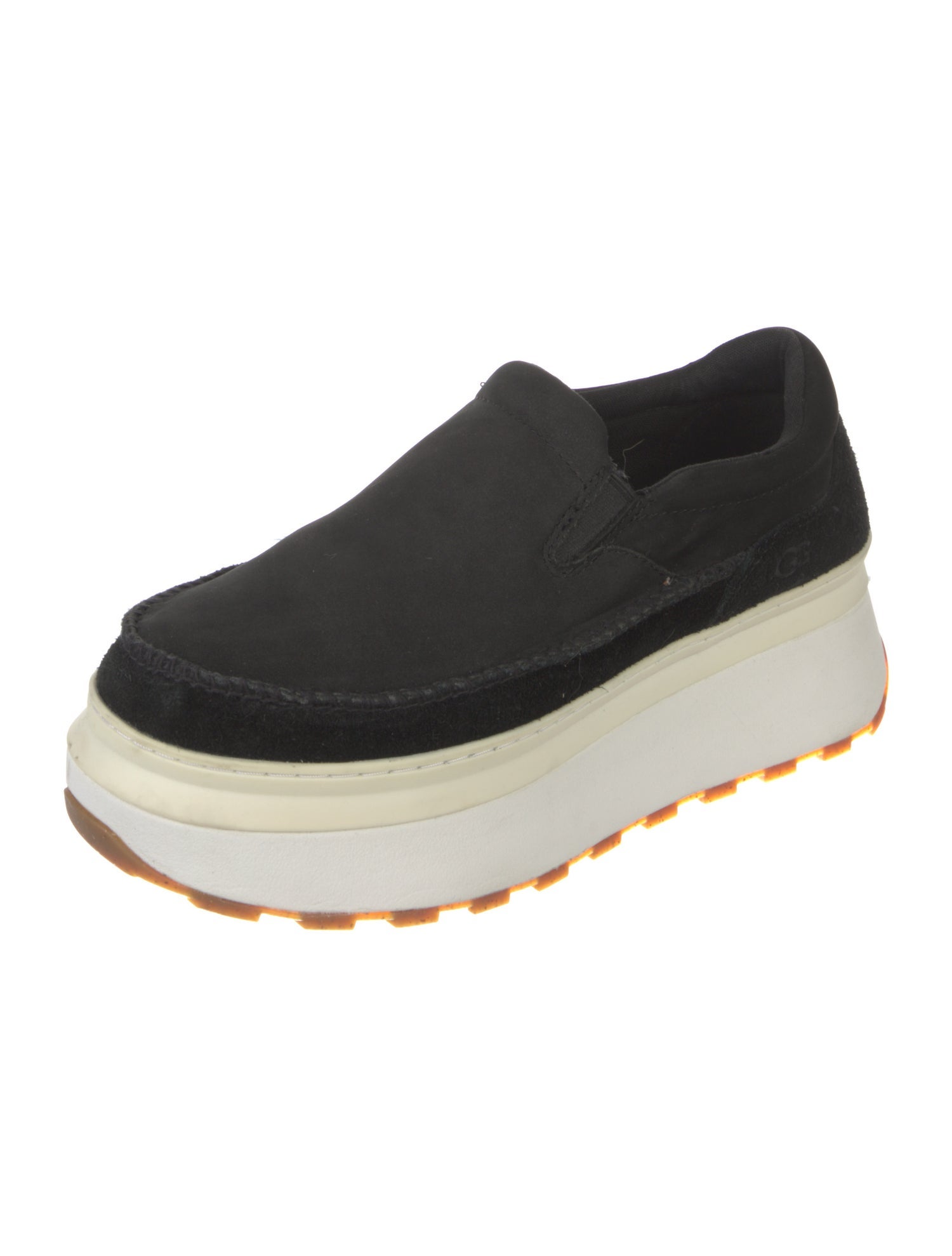 UGG Suede Colorblock Pattern Sneakers