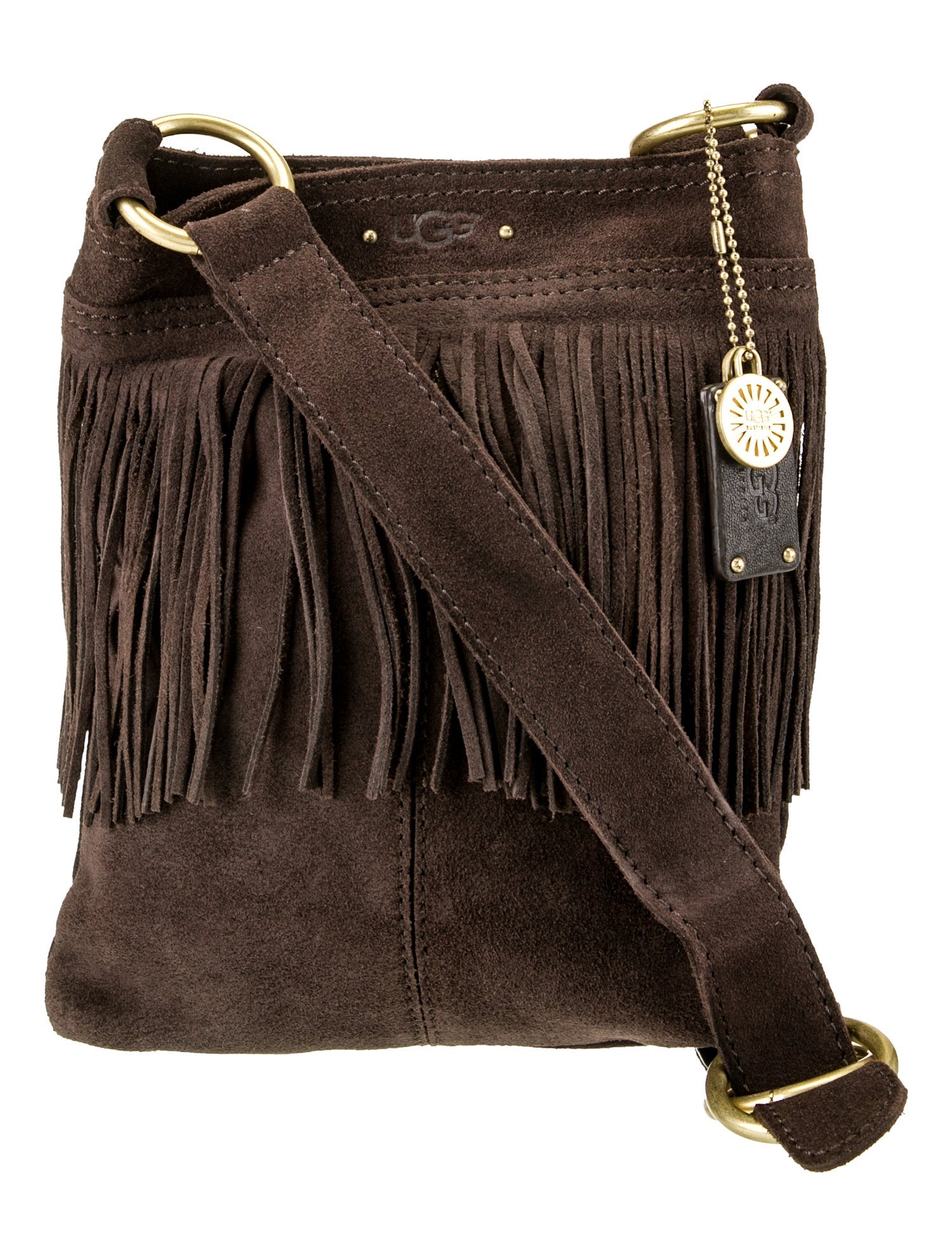 UGG Suede Messenger Bag