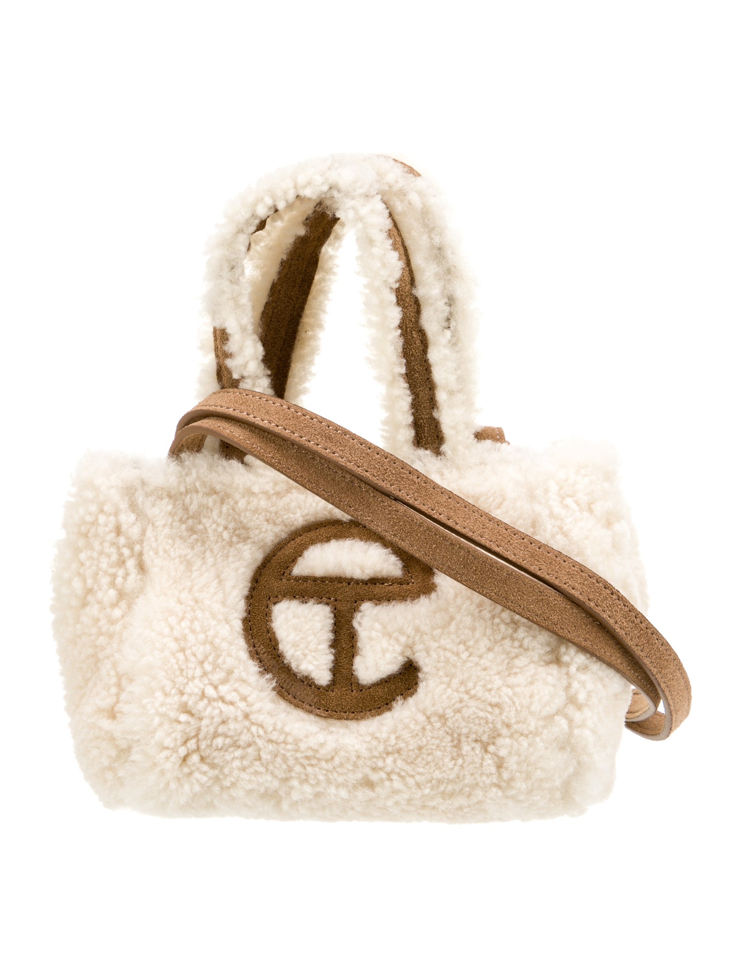 UGG Shearling Top Handle Bag