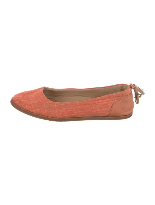 UGG Canvas Tassel Accents Ballet Flats