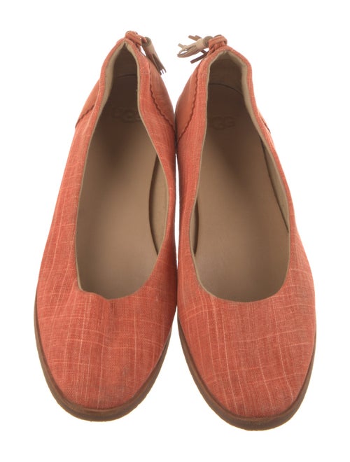 UGG Canvas Tassel Accents Ballet Flats