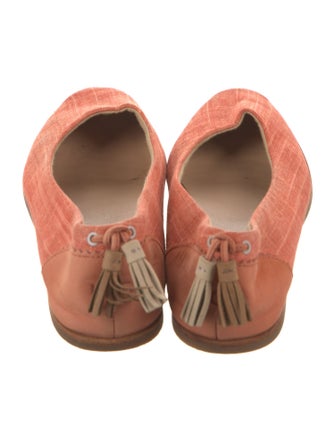 UGG Canvas Tassel Accents Ballet Flats