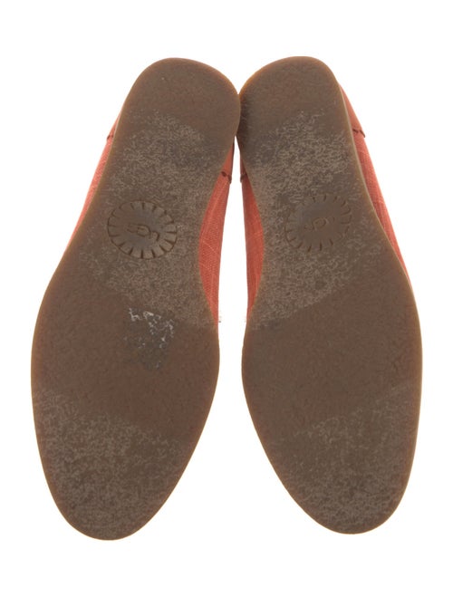 UGG Canvas Tassel Accents Ballet Flats
