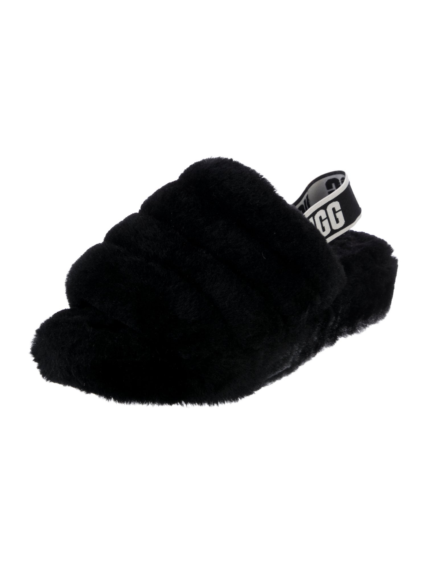 UGG Shearling Slingback Sandals