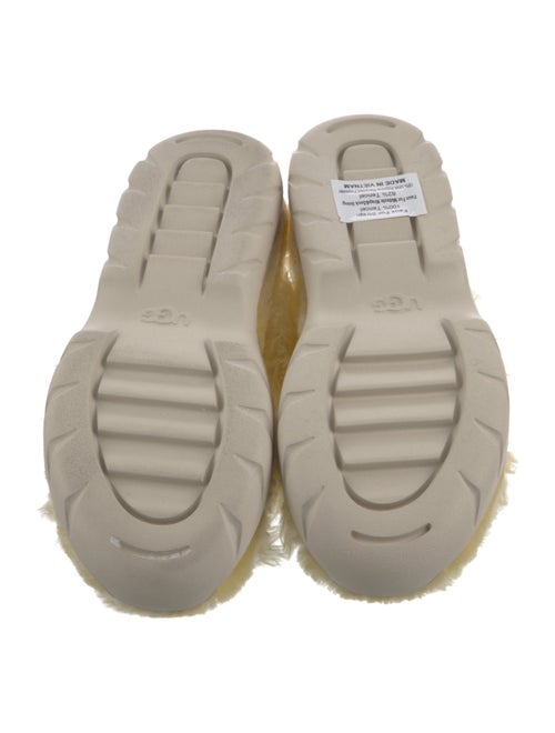 UGG Faux Fur Fur Trim Slides